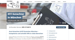 Desktop Screenshot of kfz-gutachten-muenchen.com