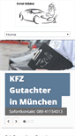 Mobile Screenshot of kfz-gutachten-muenchen.com